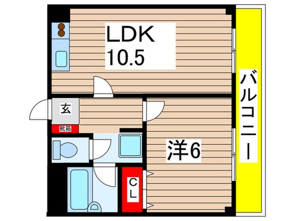 Ｂｌｏｉｓ　亀城の物件間取画像